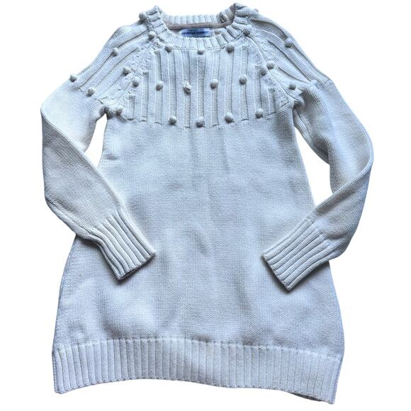 Cupcakes and Cashmere Ivory Sweater Dress - Girl's XS - Picture 1 of 5